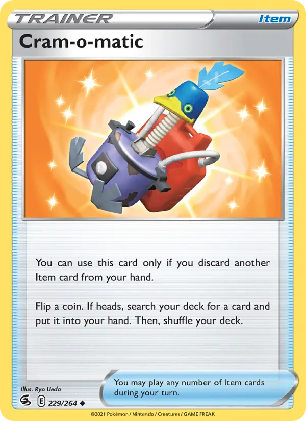 Cram-o-matic, Pokémon card