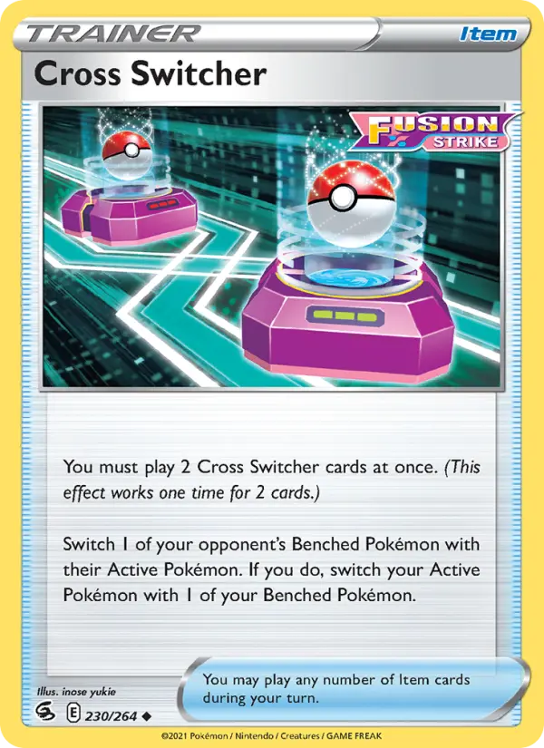 Cross Switcher, Pokémon card