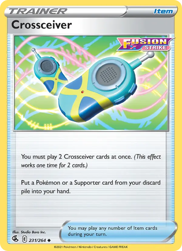 Crossceiver, Pokémon card