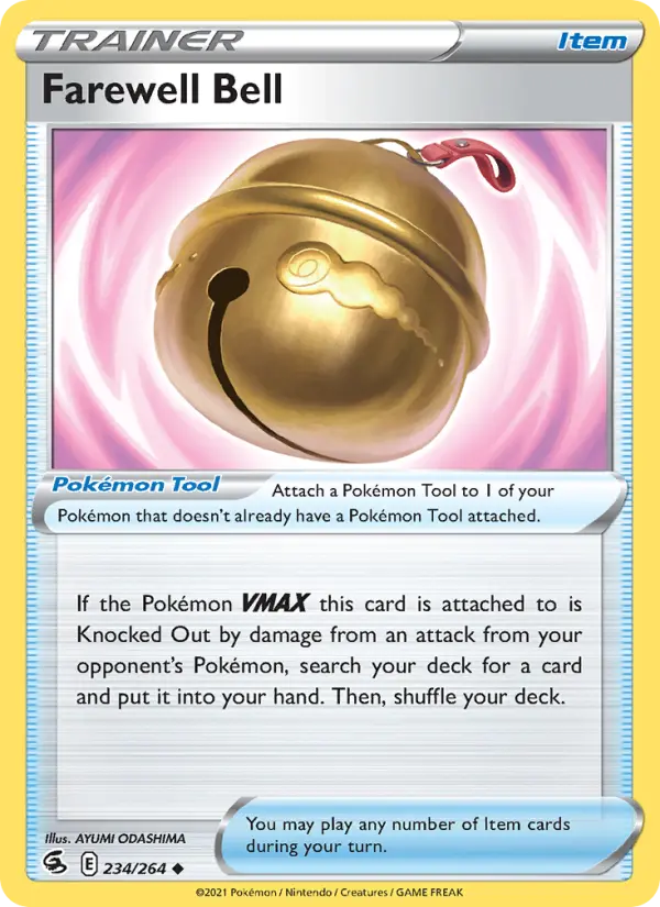 Farewell Bell, Pokémon card