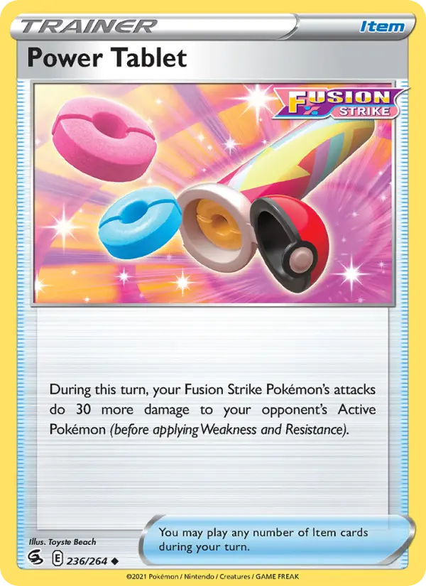 Power Tablet, Pokémon card