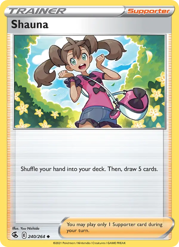 Shauna, Pokémon card