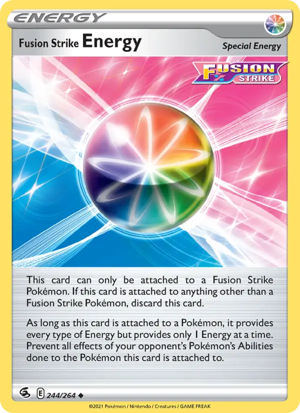Fusion Strike Energy, Pokémon card