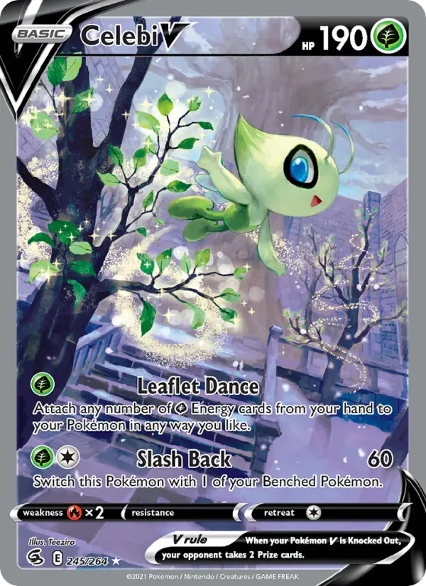 Celebi V, Pokémon card