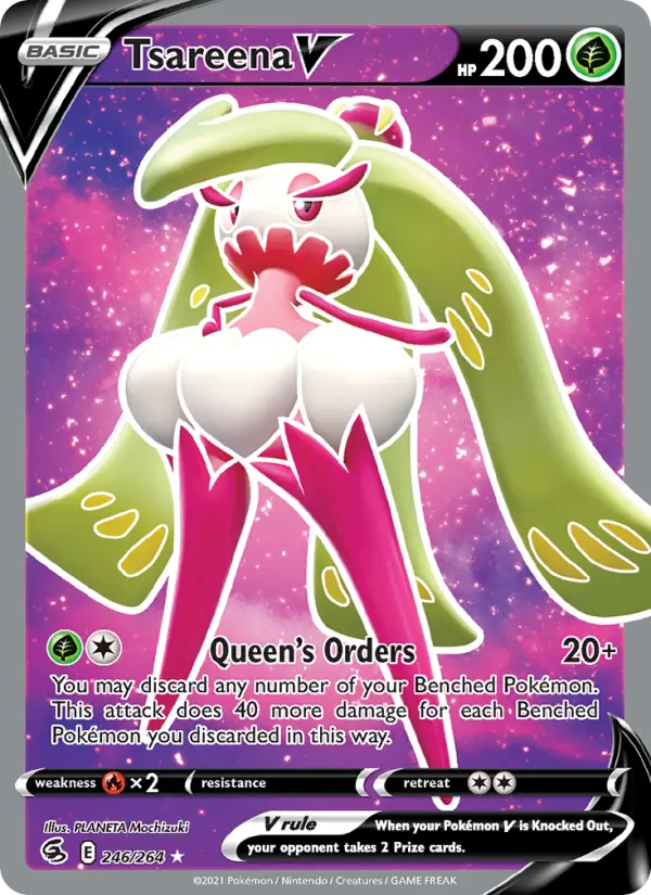 Tsareena V, Pokémon card