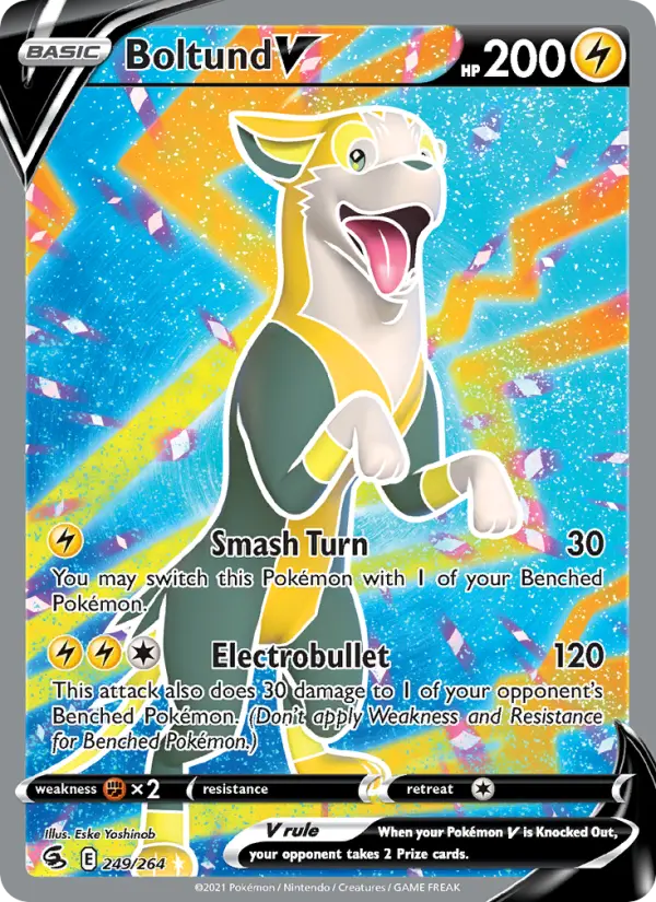 Boltund V, Pokémon card