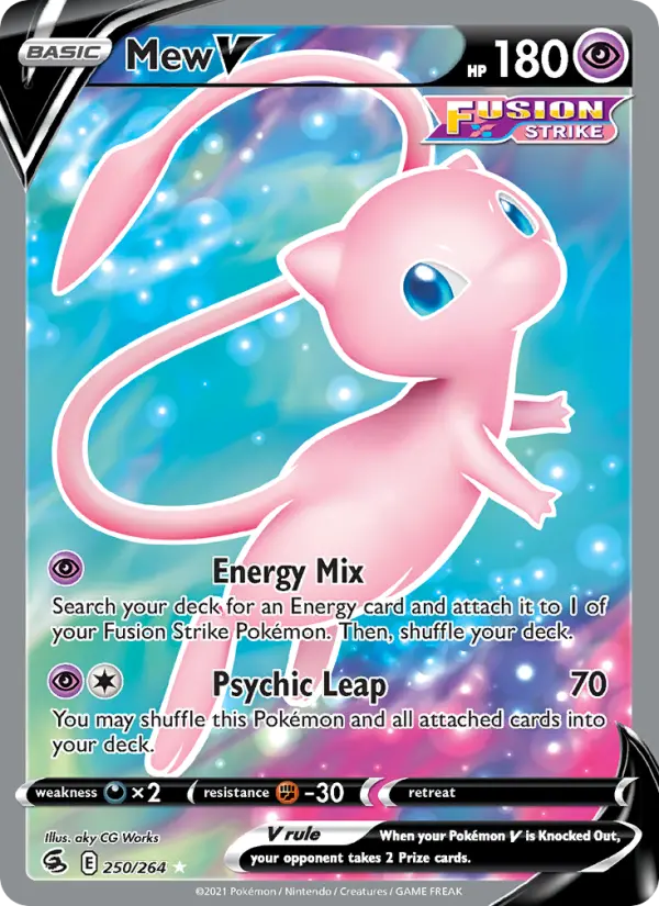 Mew V, Pokémon card