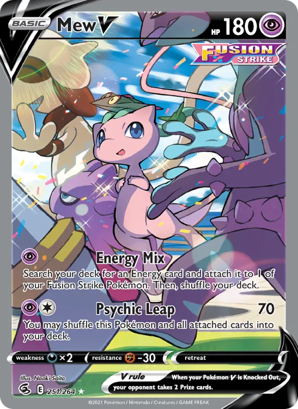 Mew V, Pokémon card