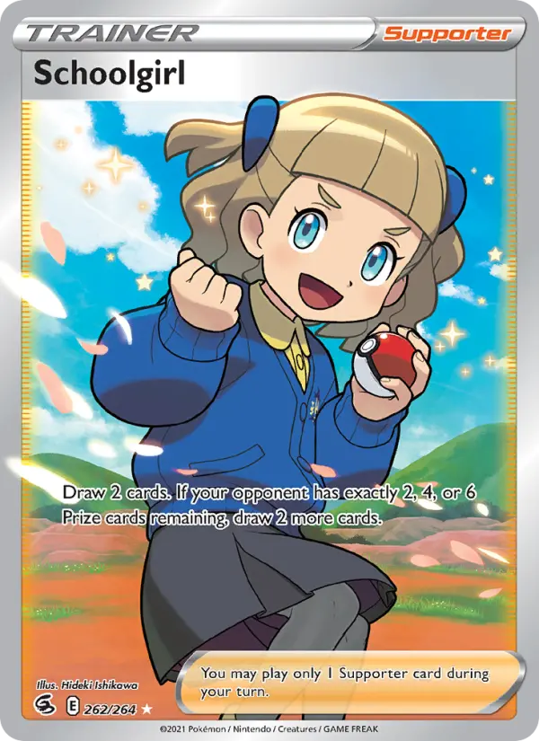 Schoolgirl, Pokémon card