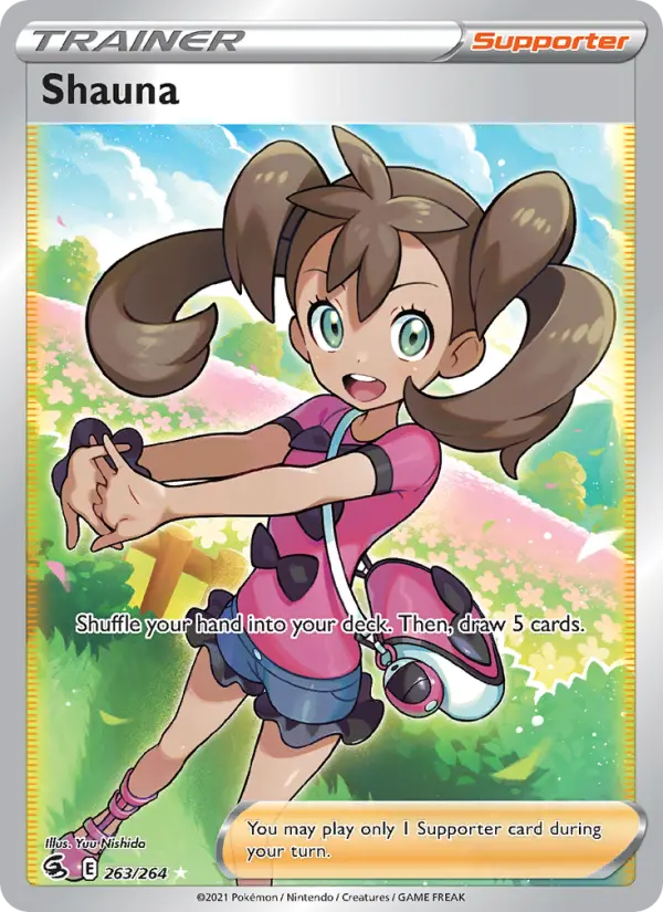 Shauna, Pokémon card