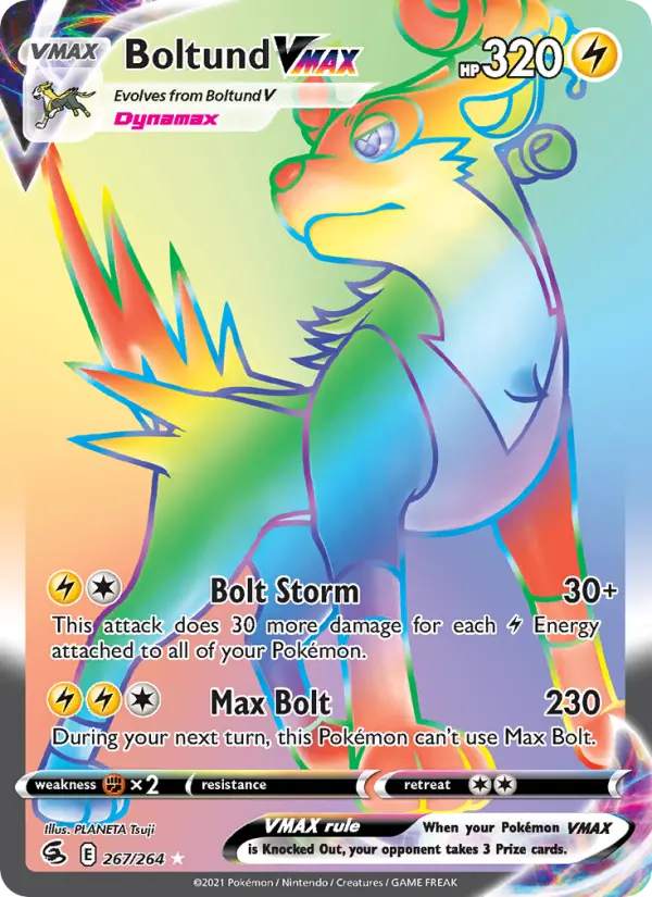 Boltund VMAX, Pokémon card