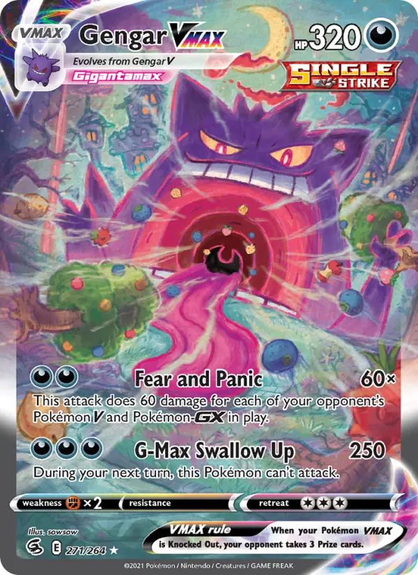 Gengar VMAX, Pokémon card