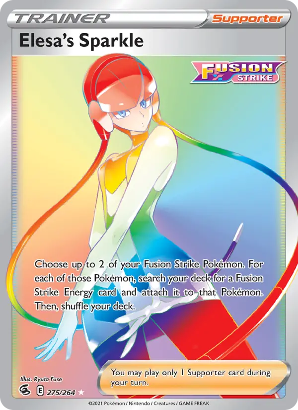 Elesa's Sparkle, Pokémon card