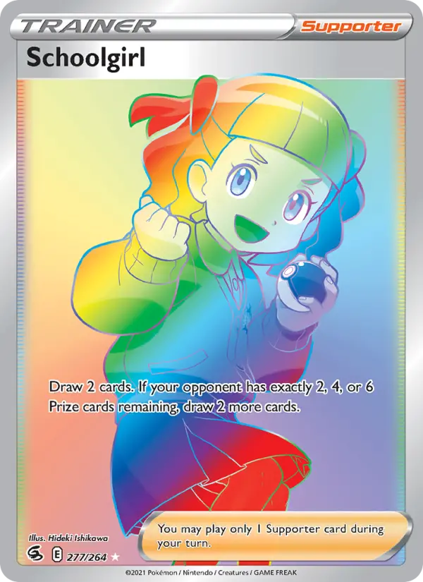 Schoolgirl, Pokémon card