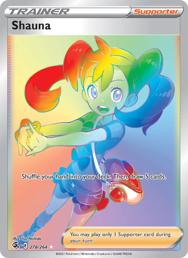 Shauna, Pokémon card