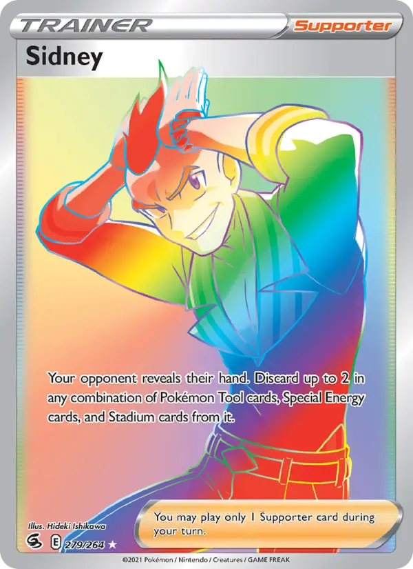 Sidney, Pokémon card