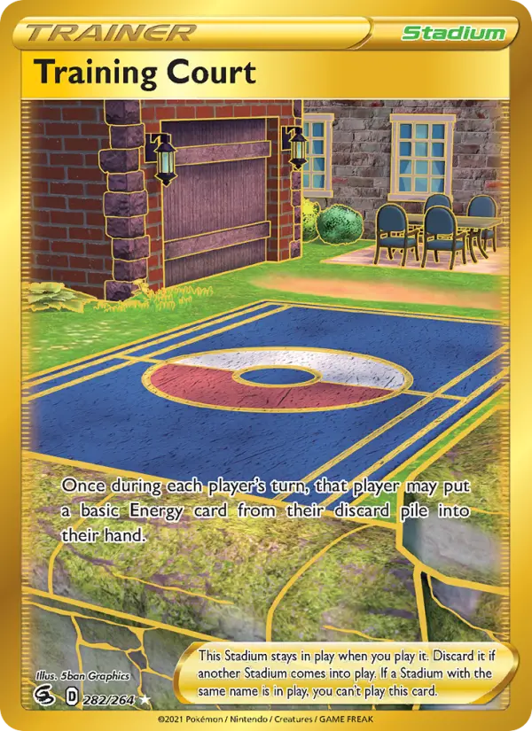 Training Court, Pokémon card