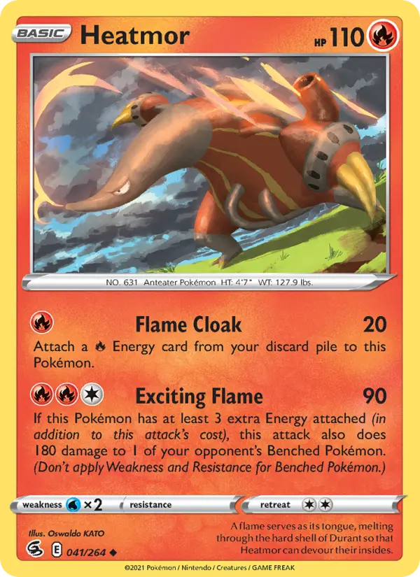 Heatmor, Pokémon card