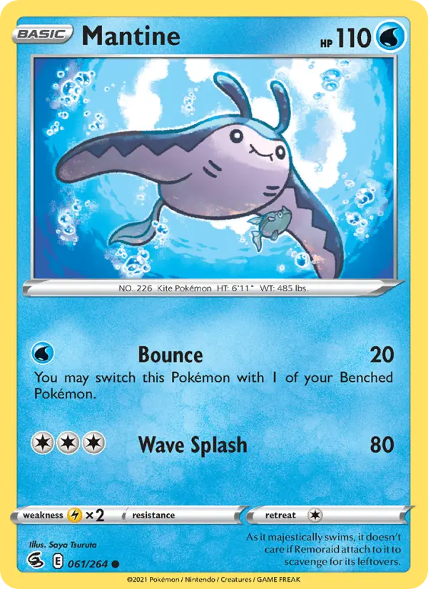 Mantine, Pokémon card