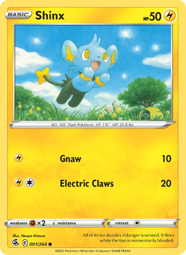 Shinx, Pokémon card