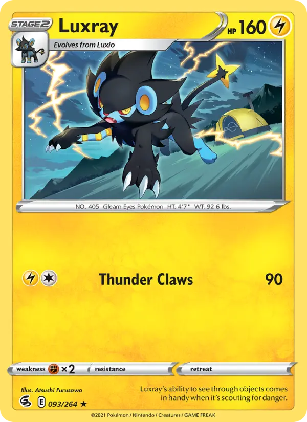 Luxray, Pokémon card