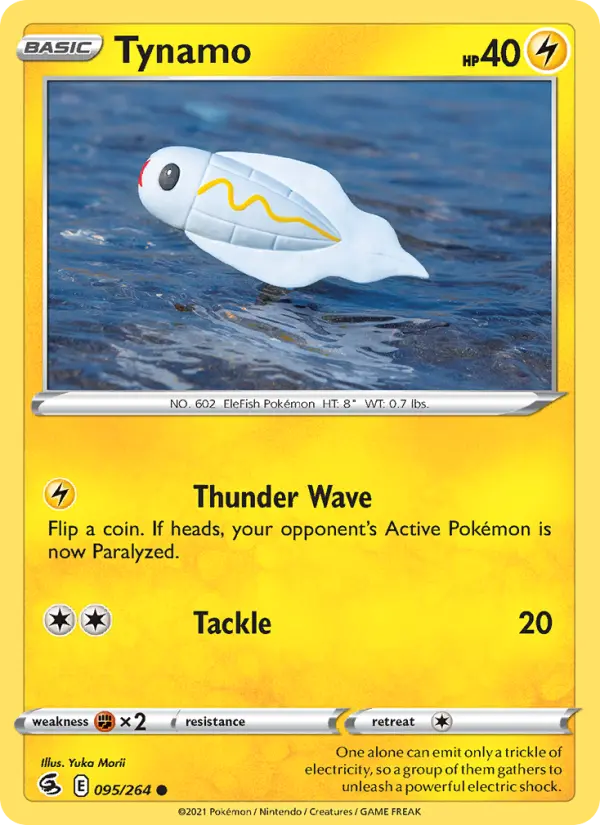 Tynamo, Pokémon card