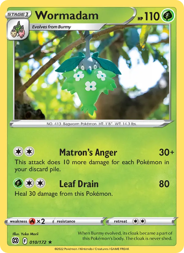 Wormadam, Pokémon card