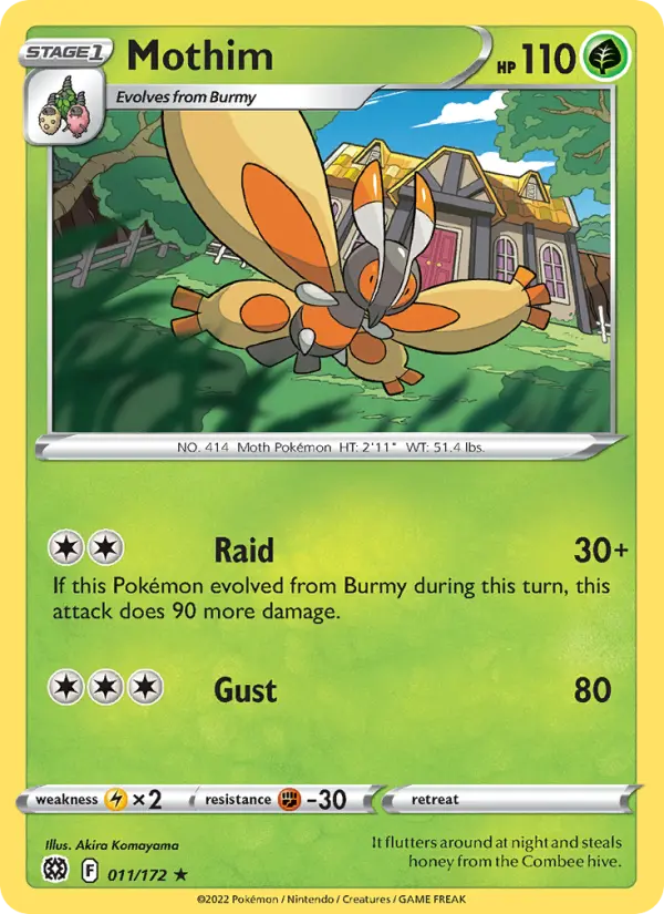 Mothim, Pokémon card