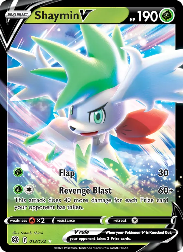 Shaymin V, Pokémon card