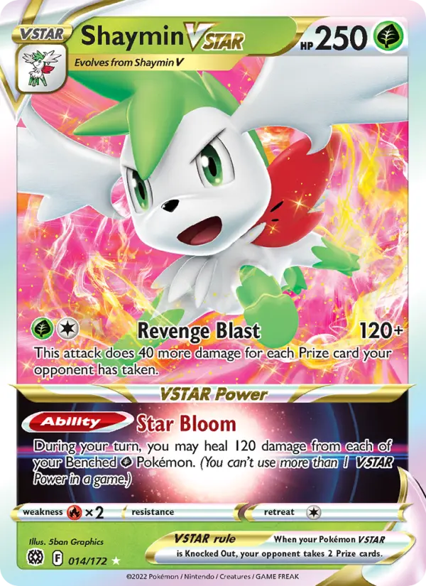 Shaymin VSTAR, Pokémon card