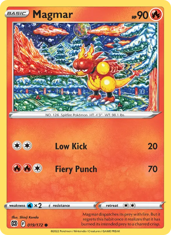Magmar, Pokémon card