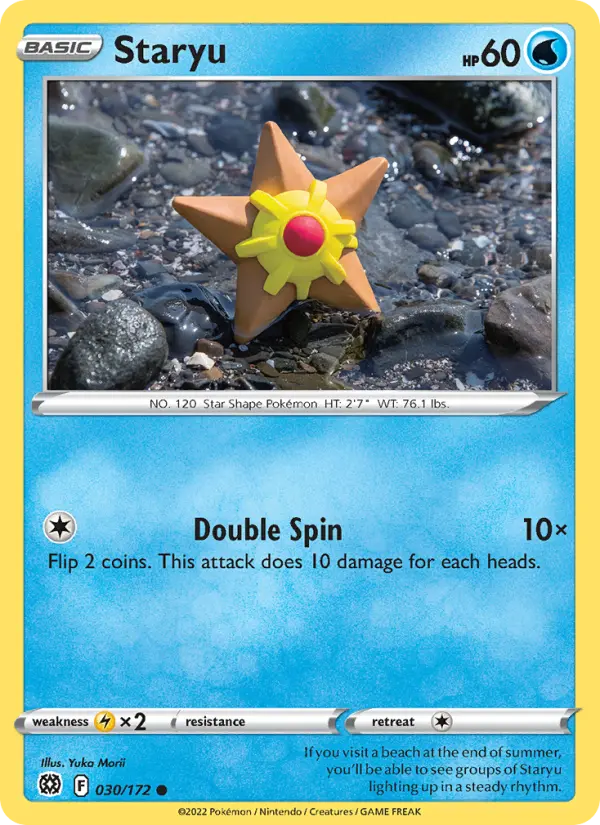 Staryu, Pokémon card