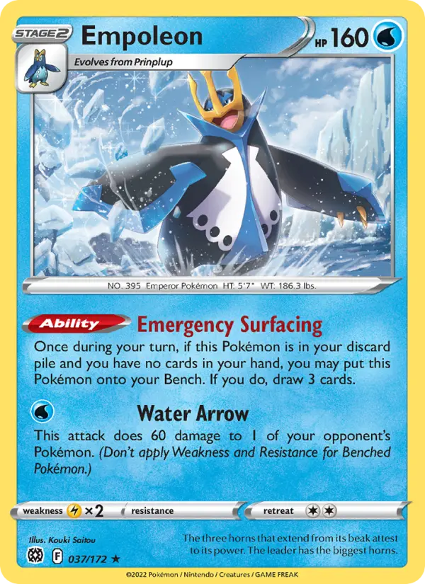 Empoleon, Pokémon card