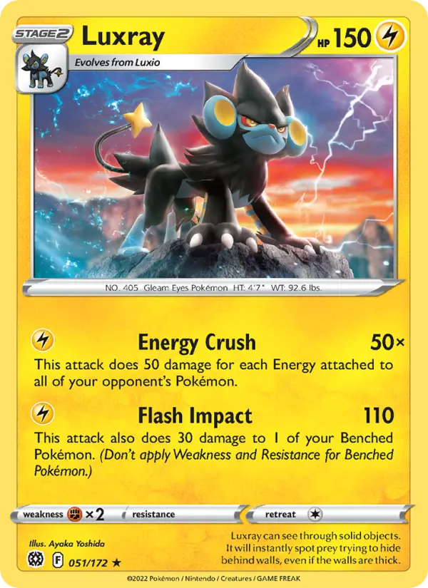 Luxray, Pokémon card