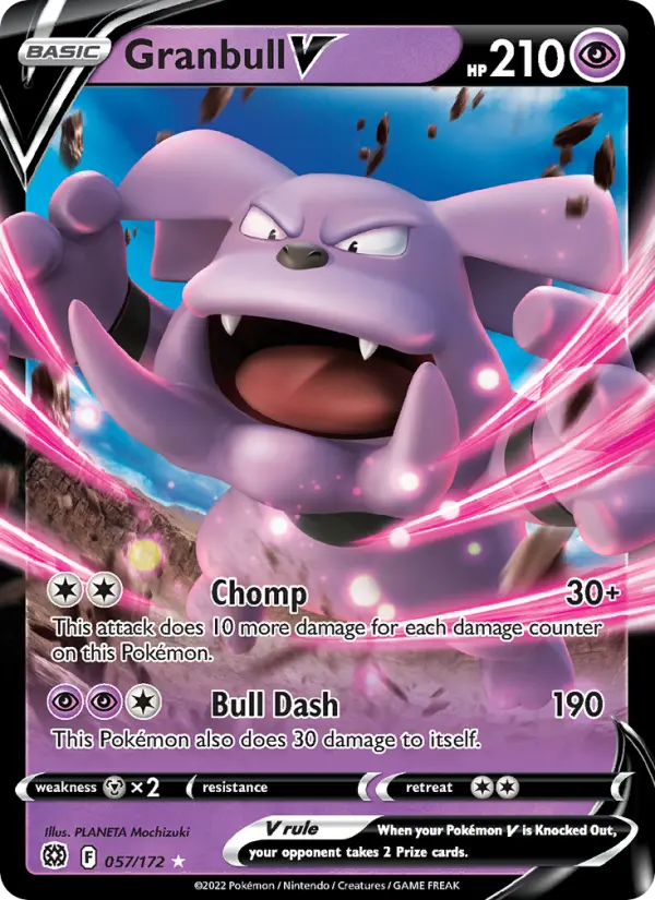 Granbull V, Pokémon card