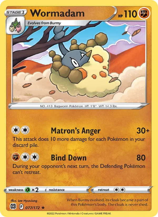 Wormadam, Pokémon card