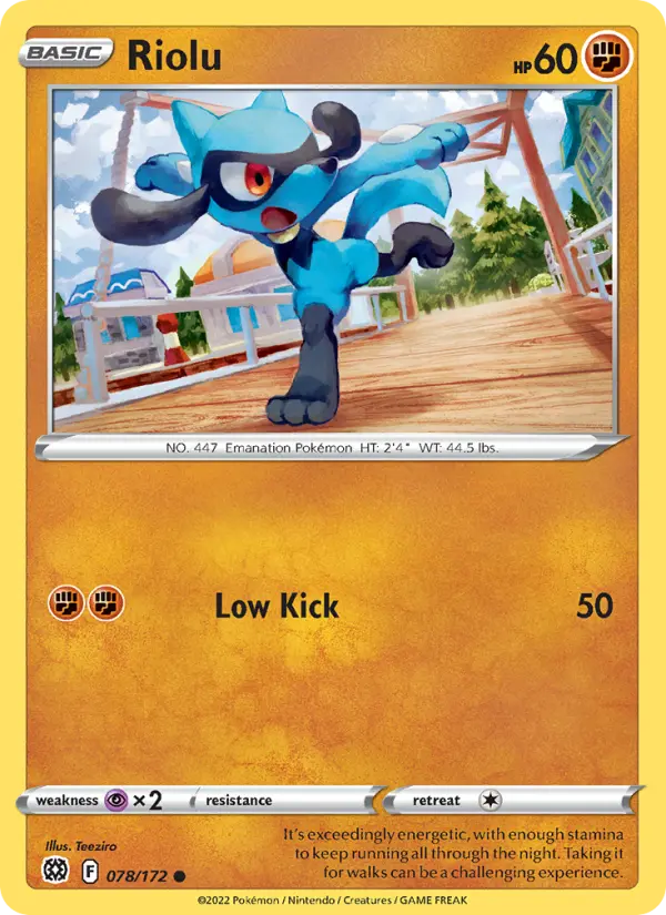 Riolu, Pokémon card