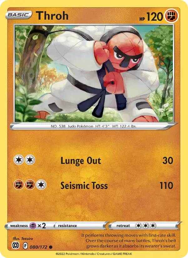 Throh, Pokémon card
