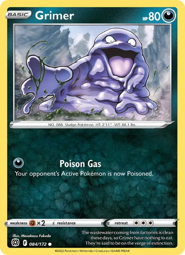 Grimer, Pokémon card