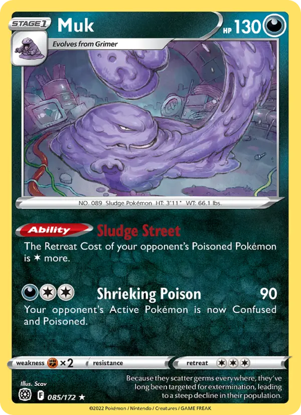Muk, Pokémon card