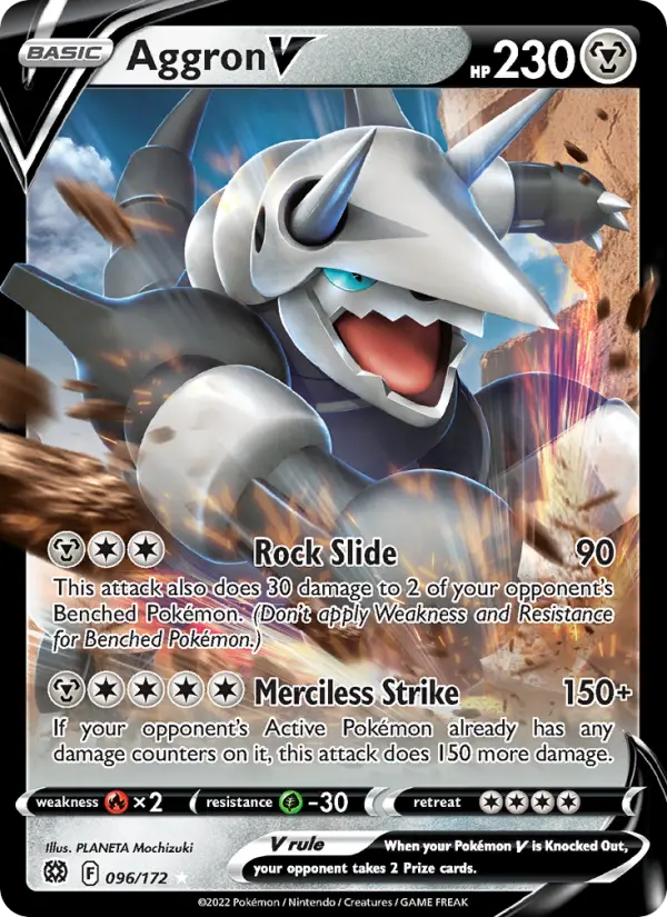 Aggron V, Pokémon card
