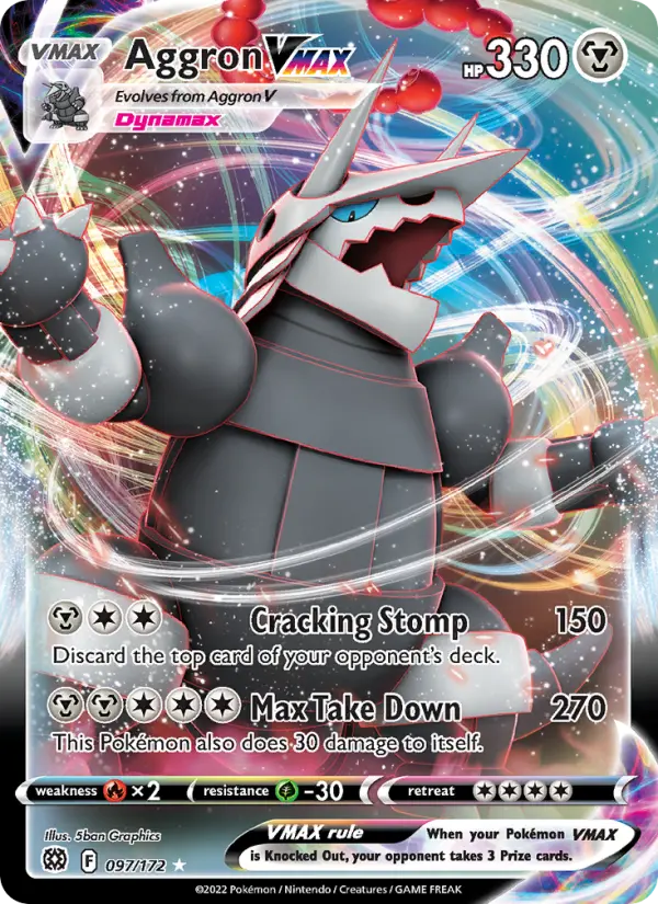 Aggron VMAX, Pokémon card
