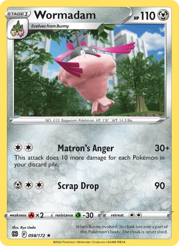 Wormadam, Pokémon card