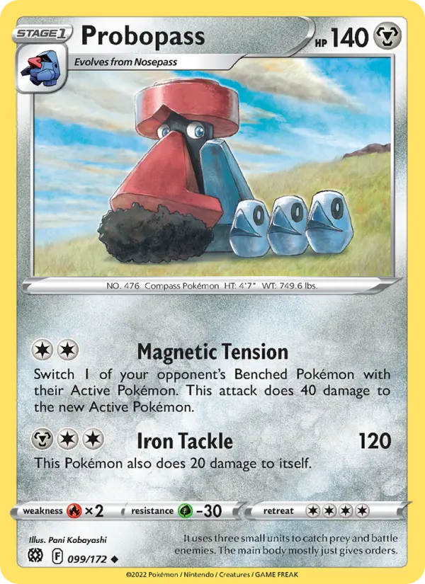Probopass, Pokémon card
