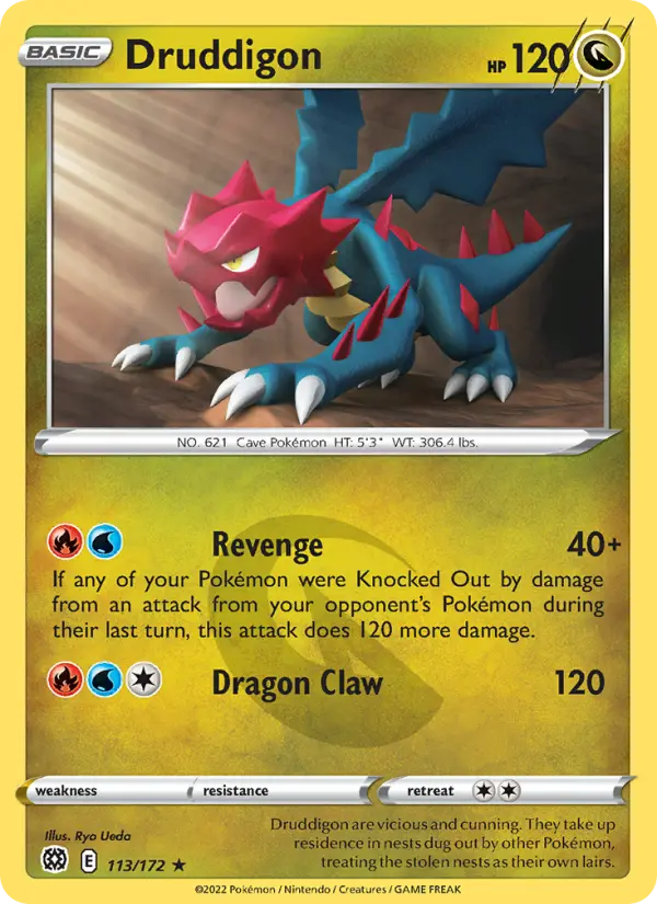 Druddigon, Pokémon card