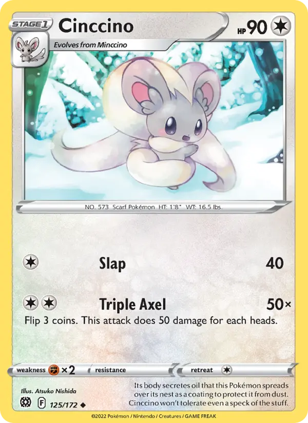 Cinccino, Pokémon card