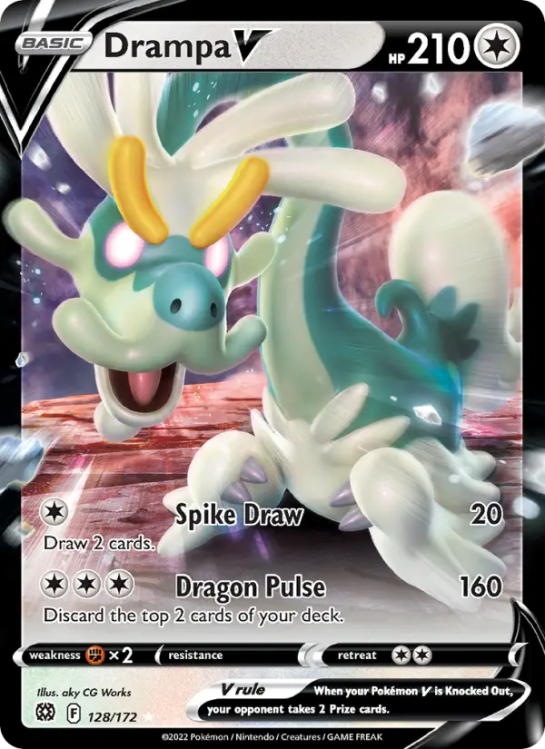 Drampa V, Pokémon card