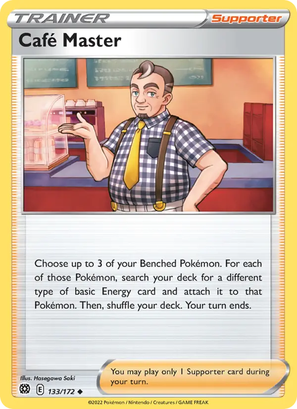 Café Master, Pokémon card