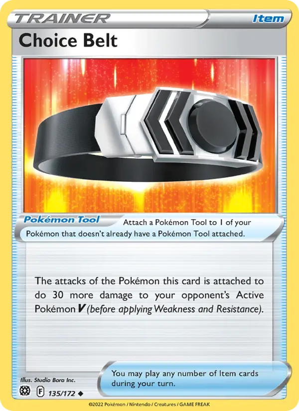 Choice Belt, Pokémon card