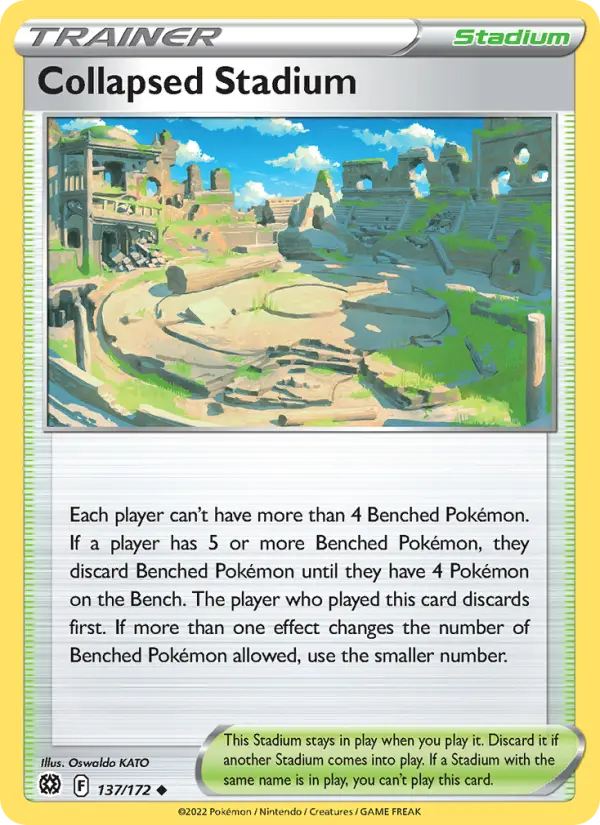 Collapsed Stadium, Pokémon card